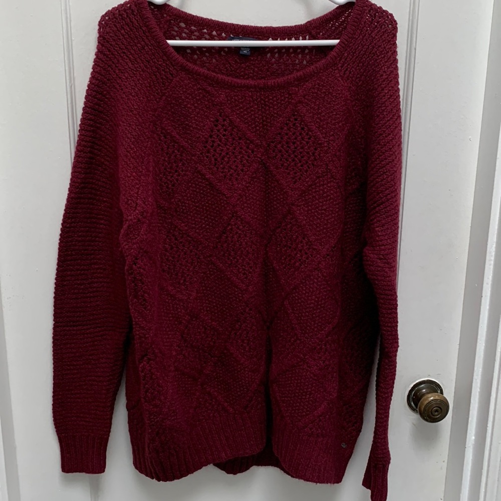 American Eagle Outfitters Women's Sweater Red XL